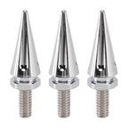 3X Silver Spike Windshield Bolts for Street Glide Electra Glide Touring (1996–2013)