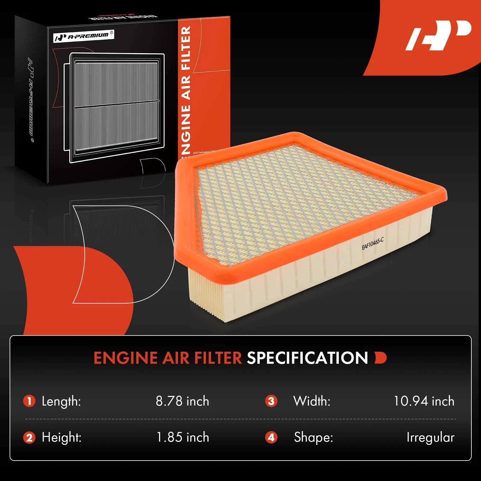 Engine Air Filter for Chevrolet Equinox GMC Terrain (2010-2017)