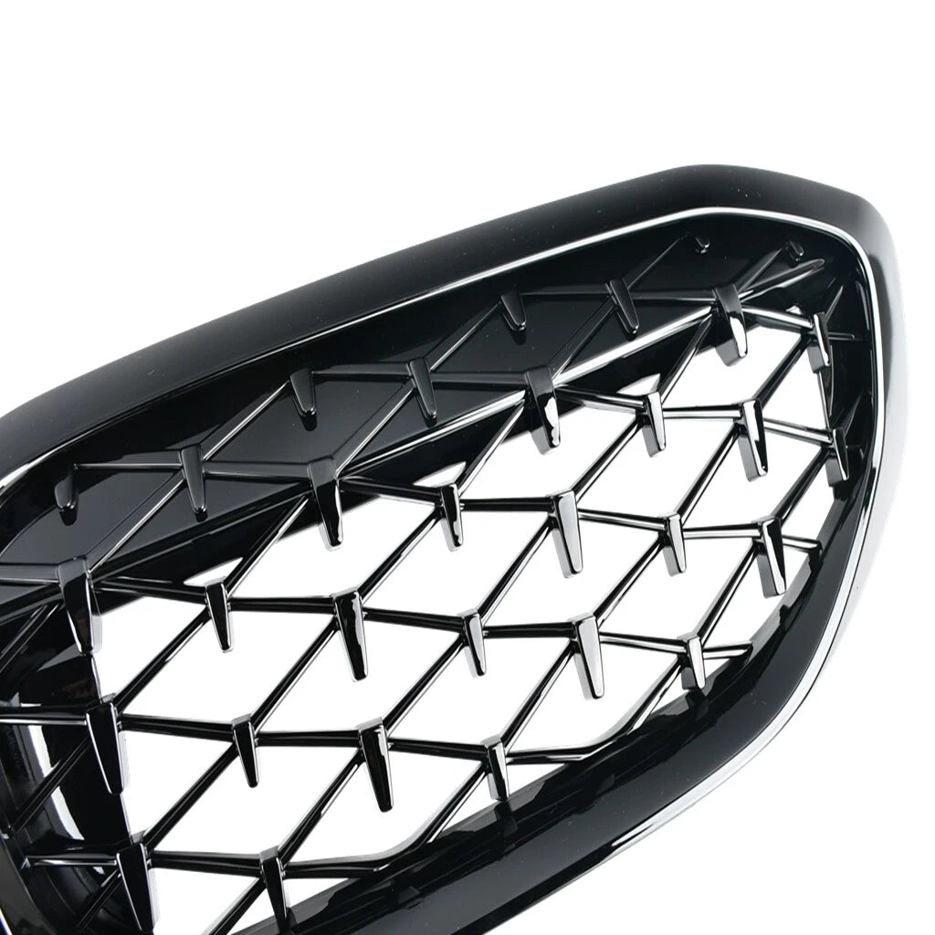 Gloss Black Diamond Front Kidney Grille for BMW G20 G21 (2019–2022)