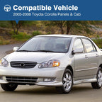 Pair Rocker Panels for Toyota Corolla (2003–2008) Factory Style