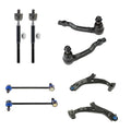 Mevotech Supreme Front Lower Control Arm Tie Rod Sway Bar Kit for Mazda 3 (2010–2013)