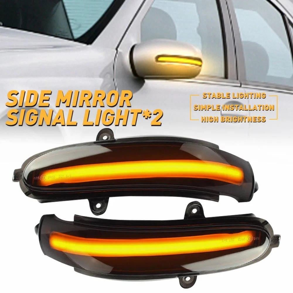 Side Mirror Turn Signal Light for Mercedes Benz (2000–2007) A2038201621 Waterproof
