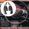 Set of 2 Gray Plastic Steering Wheel Paddles for Audi A3 (2017–Present)