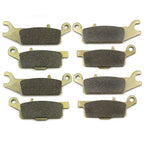 Set of 4 Brake Pads FA443F FA444F FA445R FA446 for Yamaha YFM700 Grizzly (2007)