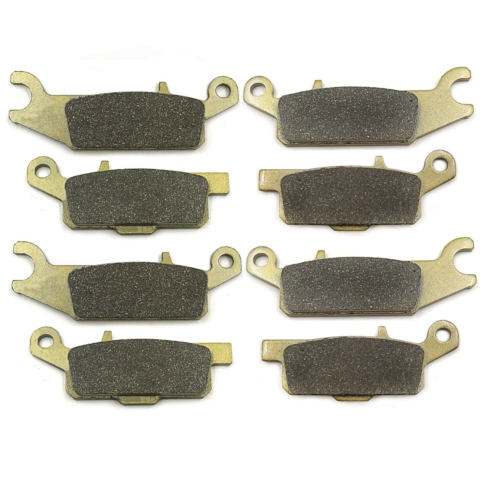 Set of 4 Brake Pads FA443F FA444F FA445R FA446 for Yamaha YFM700 Grizzly (2007)