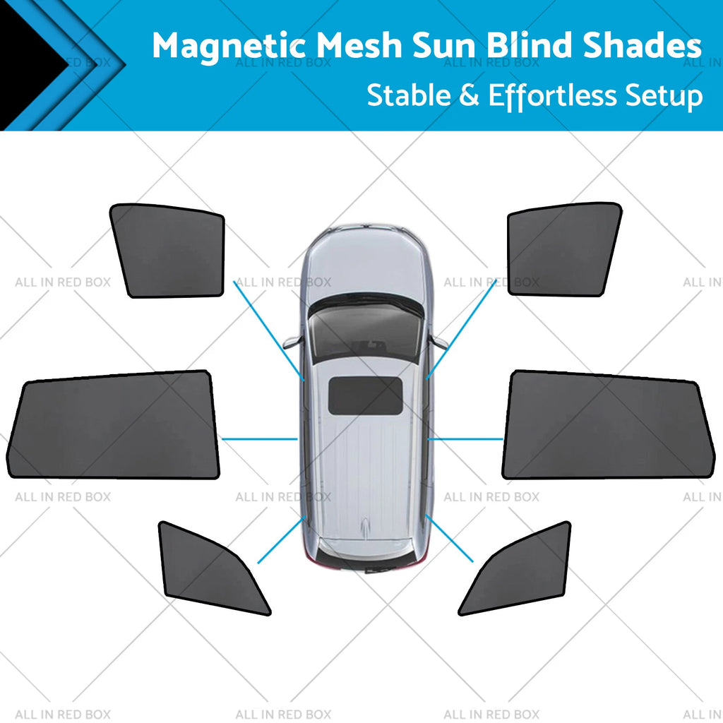 Magnetic Mesh Sun Blind Shades for Audi Q7 (2006–2015)
