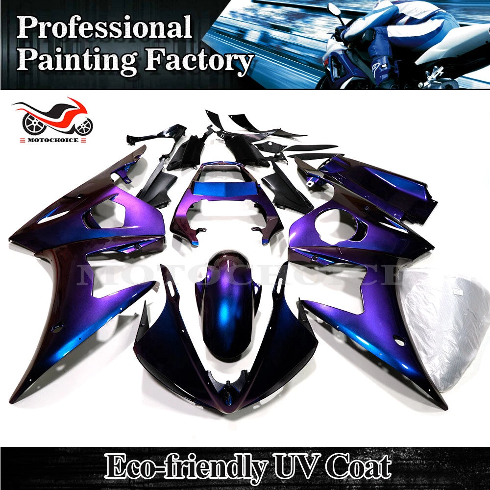 Fairing Kit for Yamaha YZF R6 R6S (2003–2009) Chameleon Blue Purple