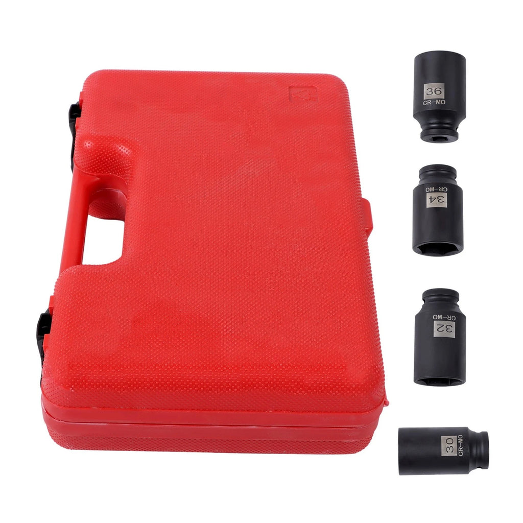 Set of 4 Deep Spindle Axle Nut Sockets for Make Model