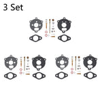 Set of 3 Carburetor Gasket Kit for B&S 7HP 8HP Engine (394693 291763 295938)