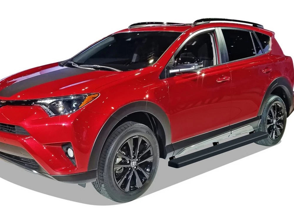 5" Matte Black Running Boards for Toyota RAV4 (2016-2018)