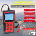 12V 24V Car Battery Tester with LCD Screen for Acid Battery Analysis