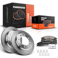 Rear Disc Brake Rotor & Ceramic Pad Set for Ford E-350 Super Duty (2008–2019)