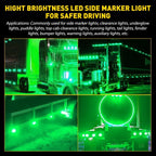 6X LED Watermelon Light Side Marker for Truck Trailer (EPY)