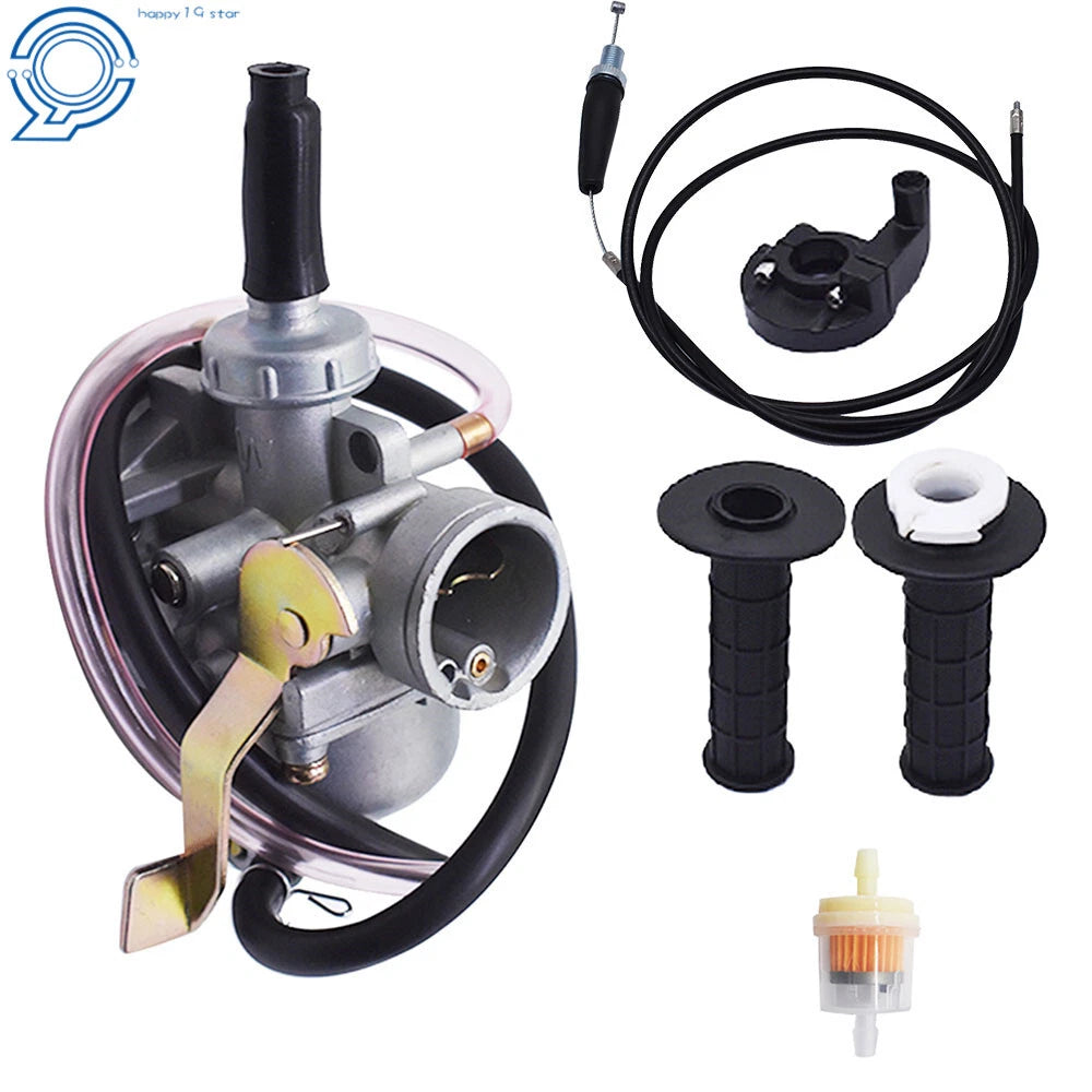 Carburetor & Throttle Cable for Honda XR50R CRF50F Z50 Z50A Z50R (2000–2023)