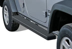 Set of 2 Running Boards for Jeep Wrangler JK (2007–2018) Matte Black