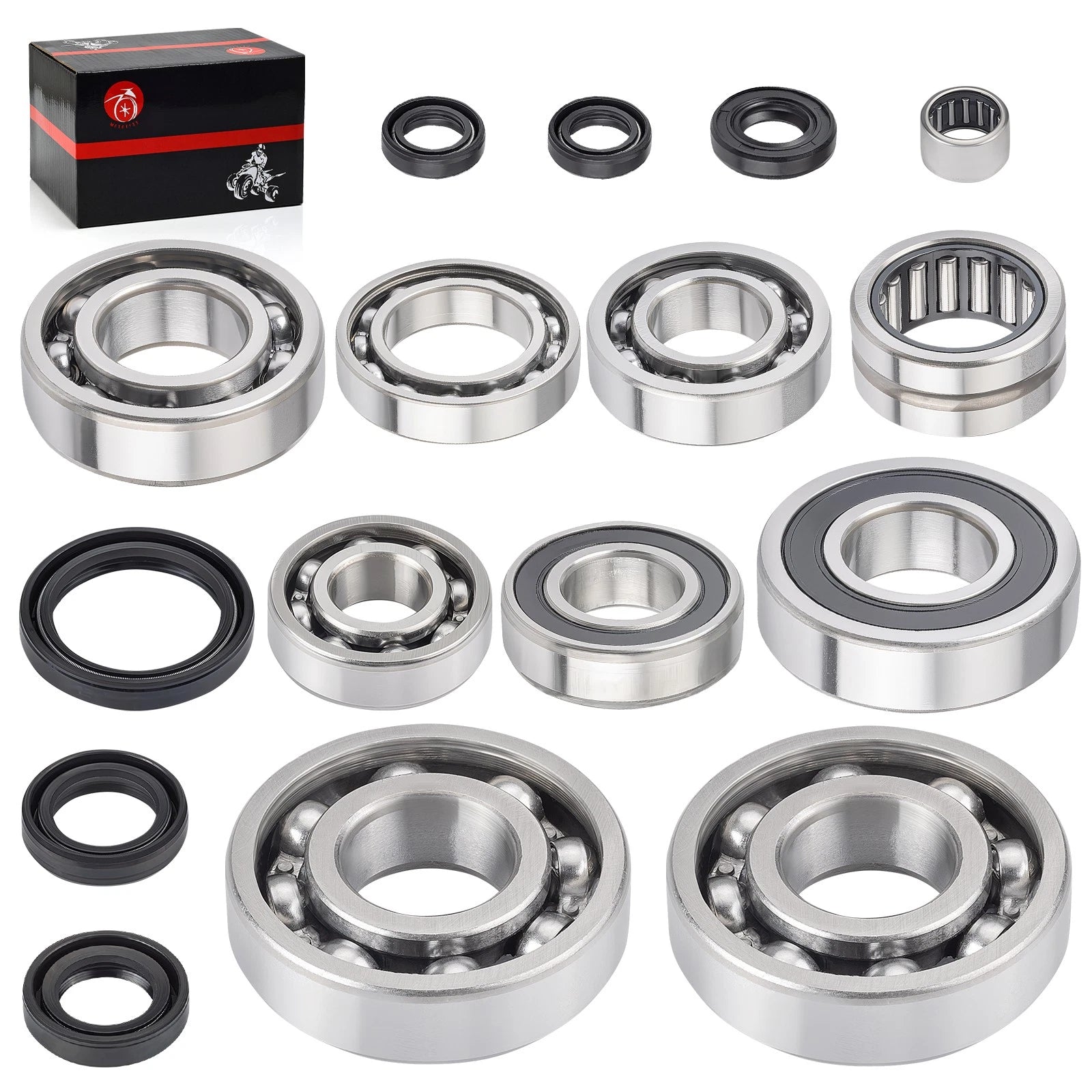 Crankshaft Transmission Bearings with Seals Kit for Yamaha WR400F (1998–2000)