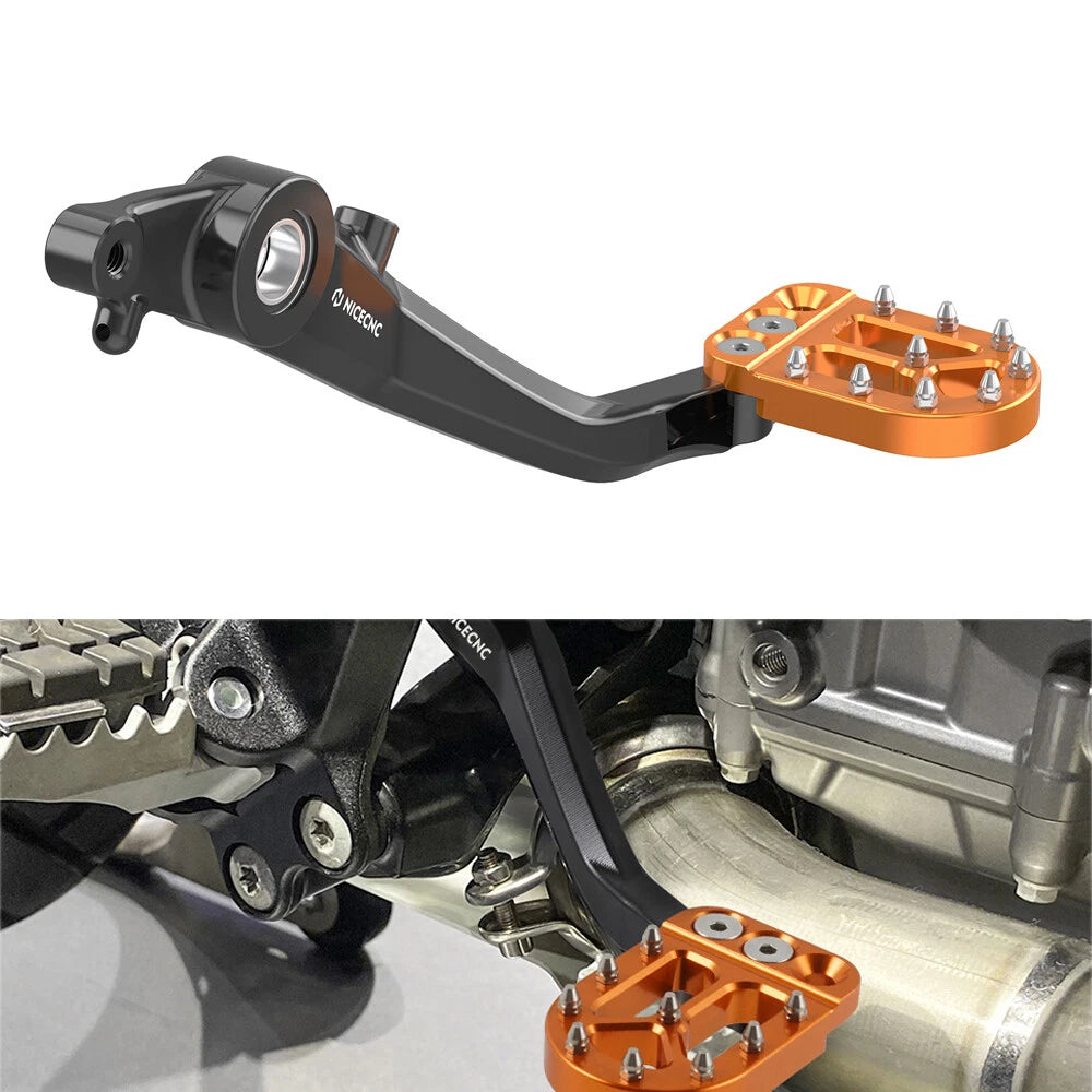 Rear Foot Brake Pedal Lever with Plate for KTM 790 Adventure/R (2019–2023)