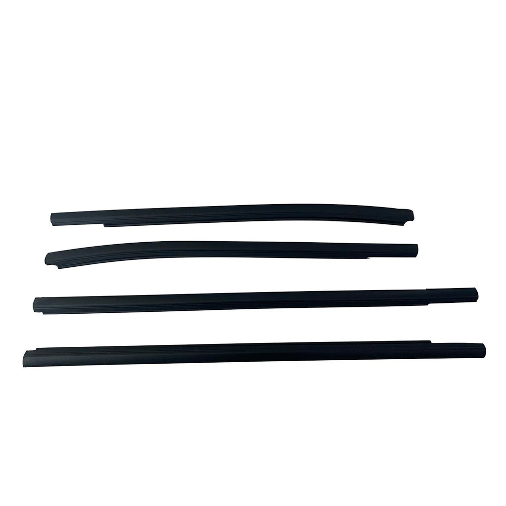 Set of 4 Door Belt Line Weatherstrip Rubber Seals for Ford Ranger (2011–2021)