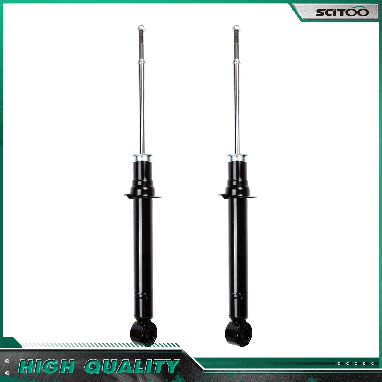 Set of 2 Rear Shocks Struts for Mitsubishi Galant (1999–2003) 71313