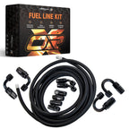 16FT AN6 -6AN Stainless Steel Nylon Braided Oil Fuel Hose Line Kit for