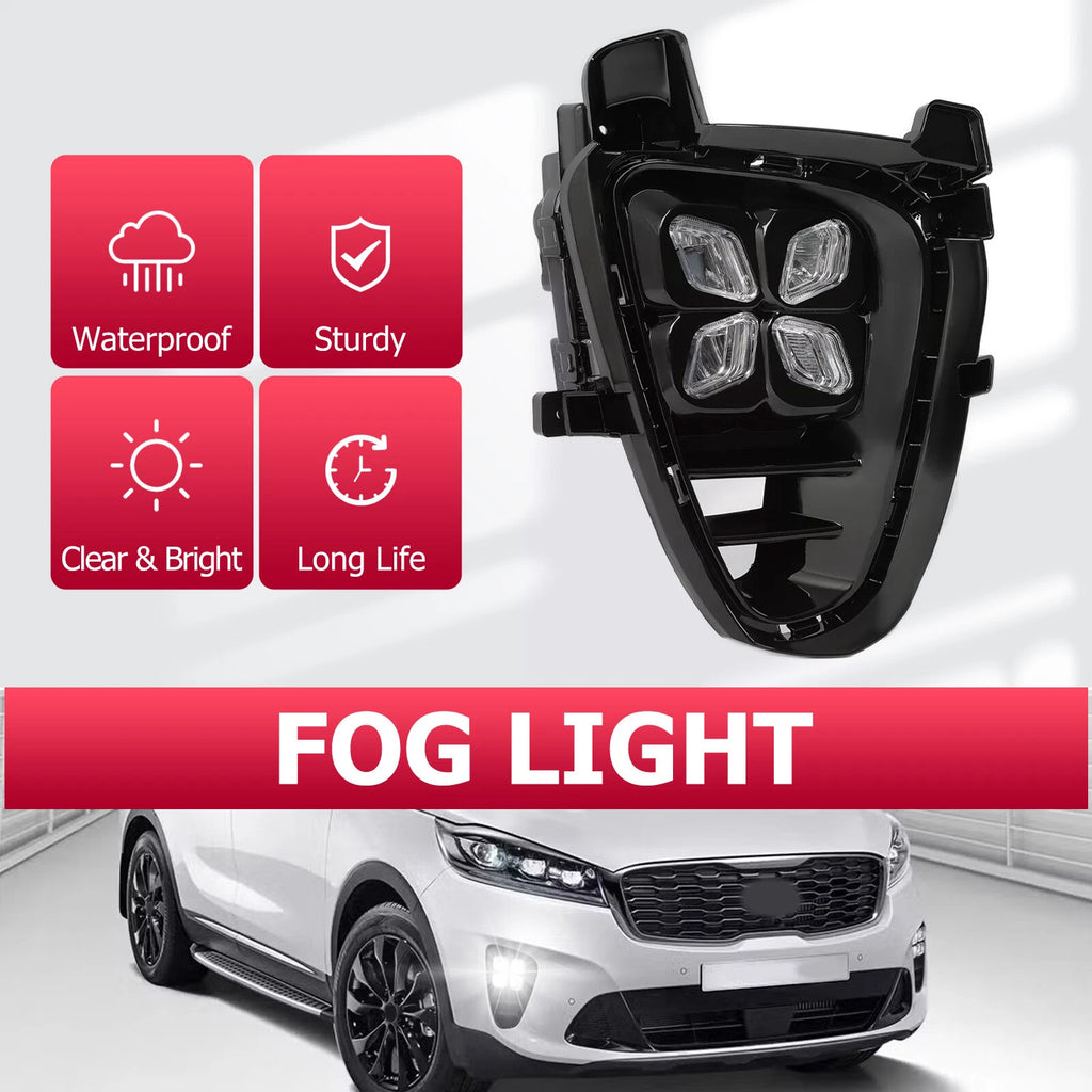 DRL LED Fog Lights for Kia Sorento (2019-Present)