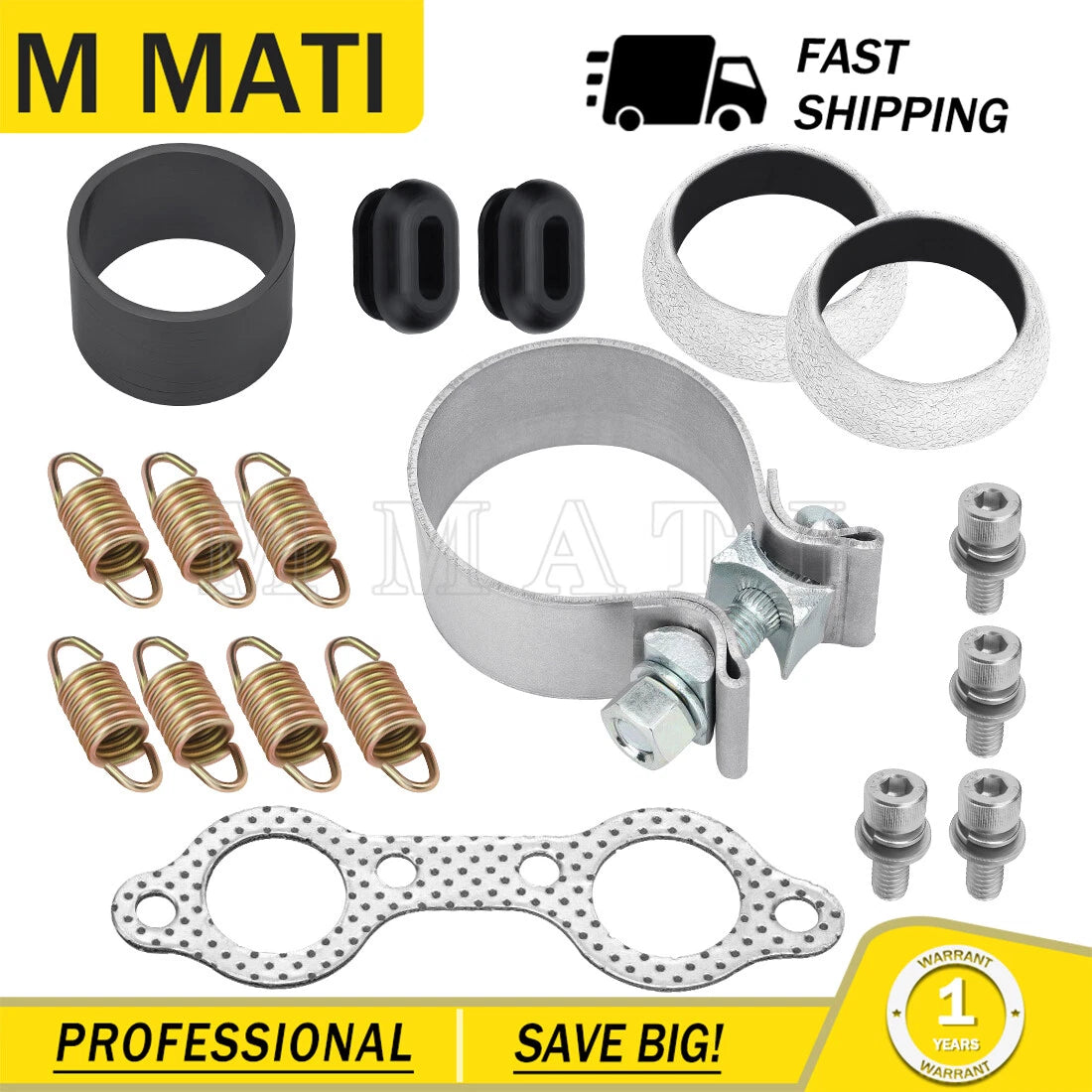 Exhaust Muffler Kit for Polaris RZR 800 4 (2010–2011)