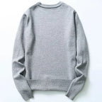 Slim Fit Round Neck Sweater for Men (Casual Knitwear)