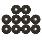 Set of 10 Zirconia Flap Discs for Angle Grinder (4.5" x 7/8", 40 Grit)