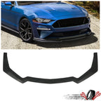 Front Bumper Lip Splitter for Ford Mustang GT (2018–2023) Matte Black