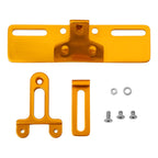 License Plate Bracket for Harley Dyna (1999–2017) & Softail (1999–Up) Gold