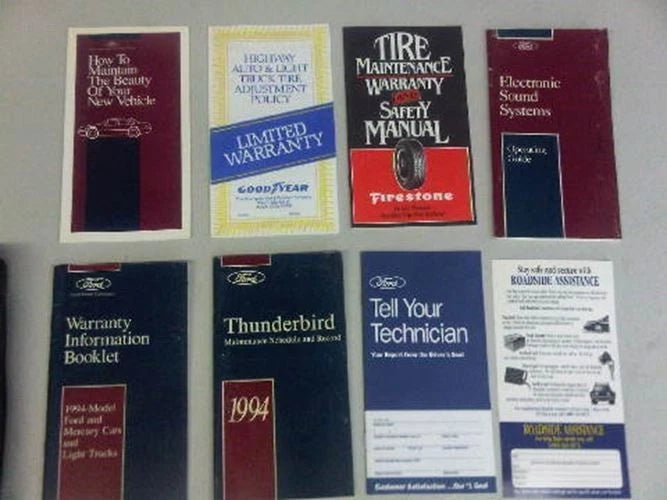 Owners Manual Collection for Thunderbird (1994)