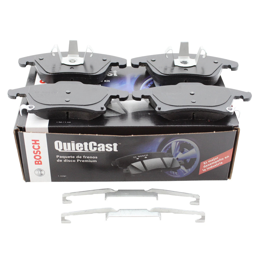Bosch QuietCast Front Ceramic Brake Pads & Hardware for Ford Fusion MKZ (2013–2020)