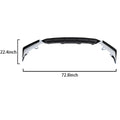 Front Bumper Lip Kit Splitter for Honda Accord (2018–2020) - Painted White Pearl