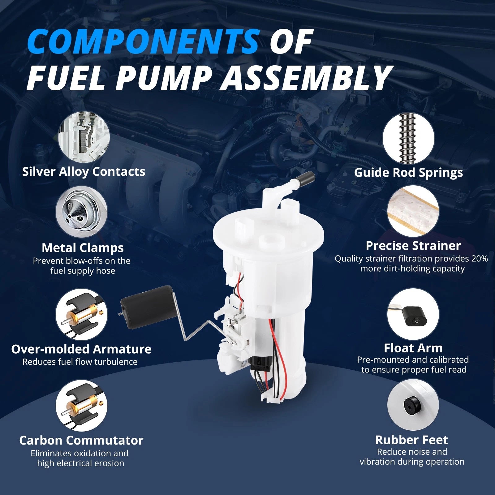 Fuel Pump Module Assembly for Yamaha FZ6 (2004-2009)