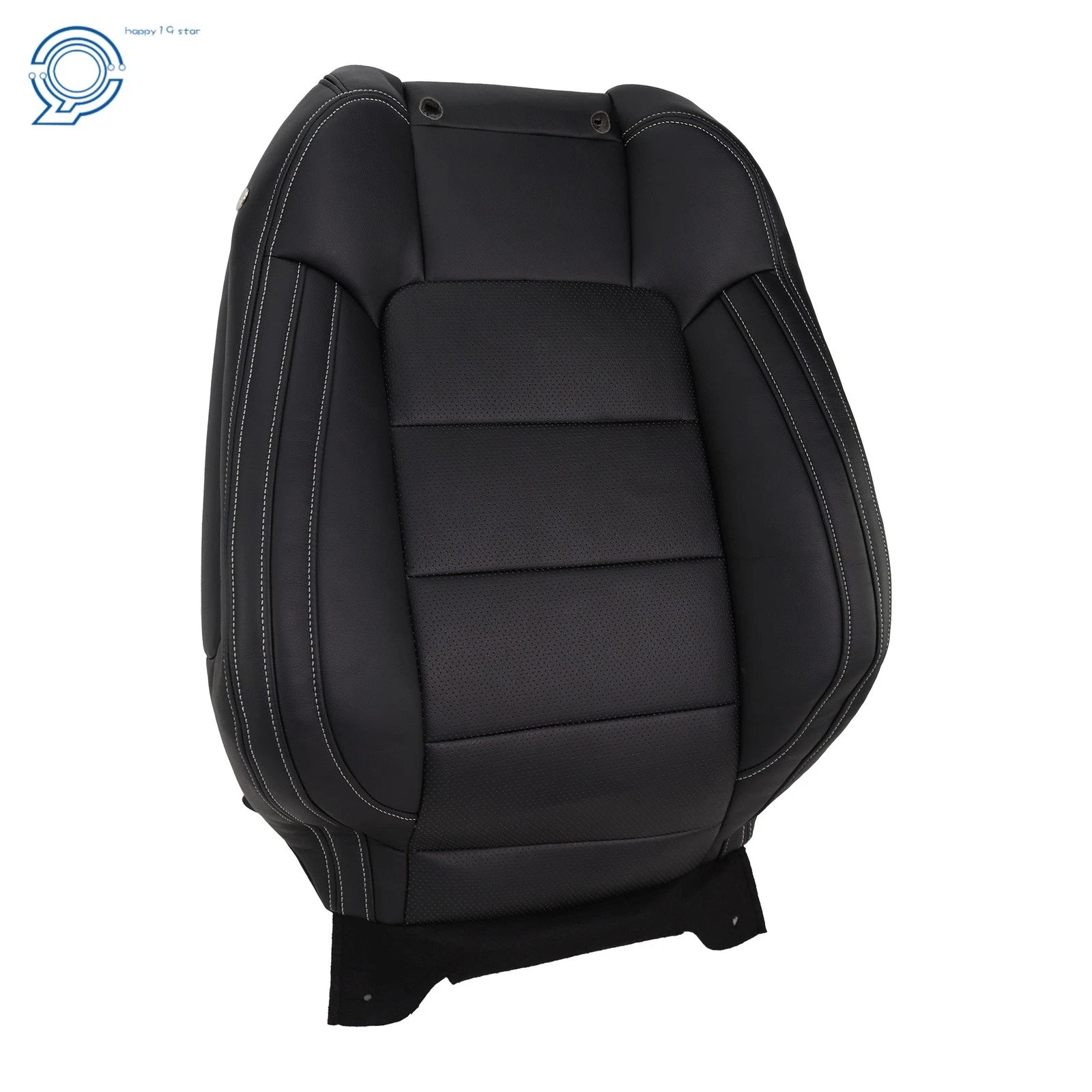 Front Passenger Back Seat Cover for Ford Mustang (2015–2023) Perforated Black