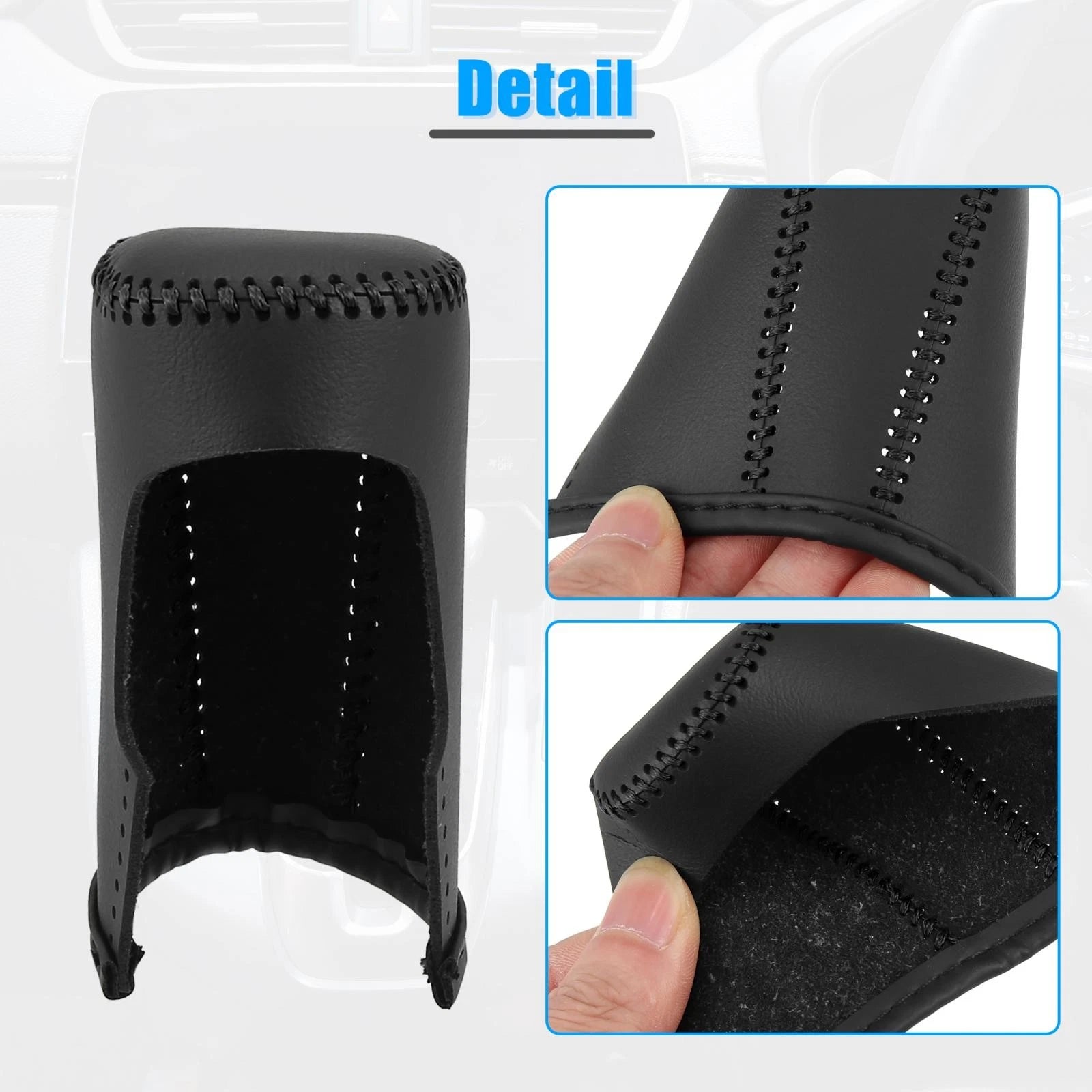 Black Gear Shifter Shift Knob Cover for Honda Accord (2018–2022)