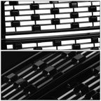Front Bumper Grille for GMC Sierra 1500 Denali (2016–2018) Bright Black