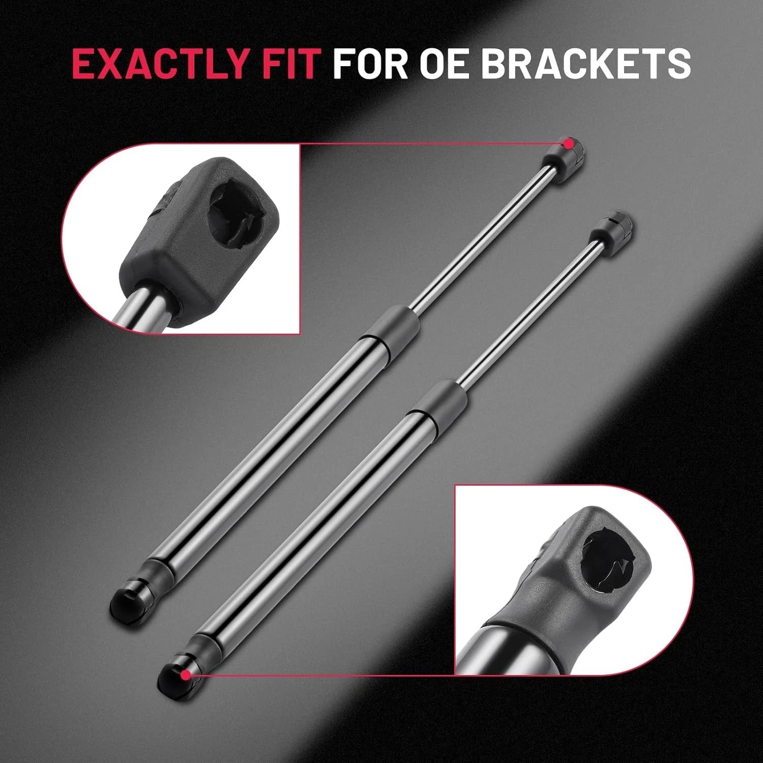 2X Front Hood Lift Supports Gas Struts for RAM 1500 2500 (2011–2020) 6659