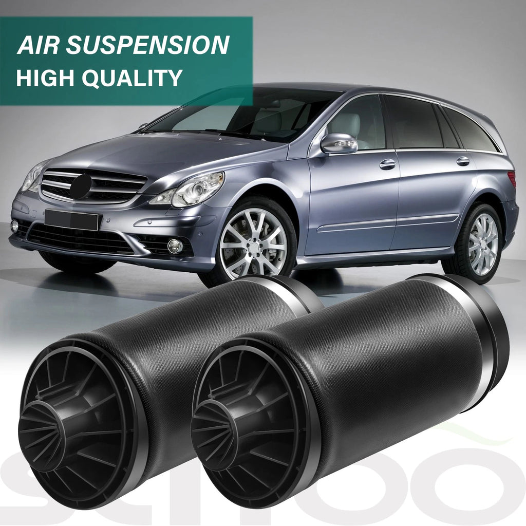 Rear Pair Air Suspension Springs for Mercedes W251 R320 R350 R500 R550 R63 AMG (2005–2013)