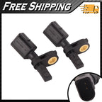 2X ABS Wheel Speed Sensor for VW Audi A1 A3 Golf Skoda 
