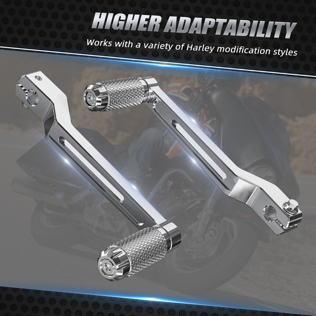 Chrome Gear Shifter Levers for Harley Electra Glide FLHT, FLHTP