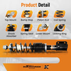 Front Shock for Can-Am Outlander 500 4x4 XT HO EFI (2007–2009)