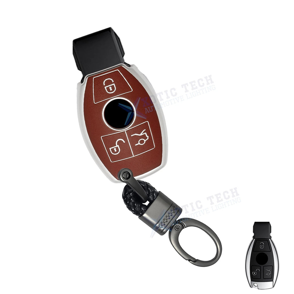 3-Button Smart Key Holder Protector Chain for Mercedes-Benz C/E/CLA (2019–2019)