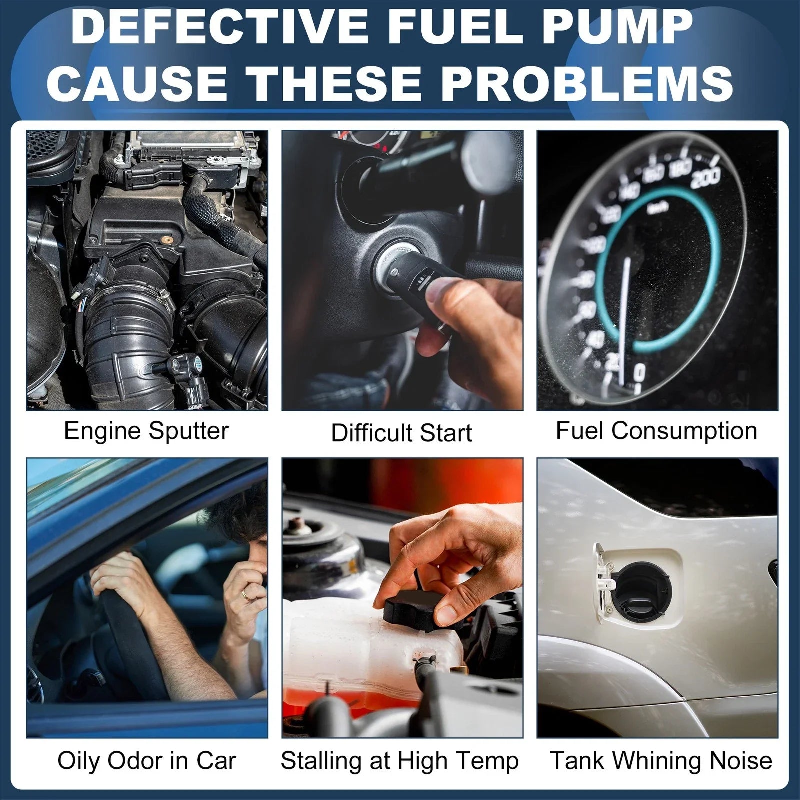High Pressure Fuel Pump for BMW X5 550i GT Fuel Pump Assembly