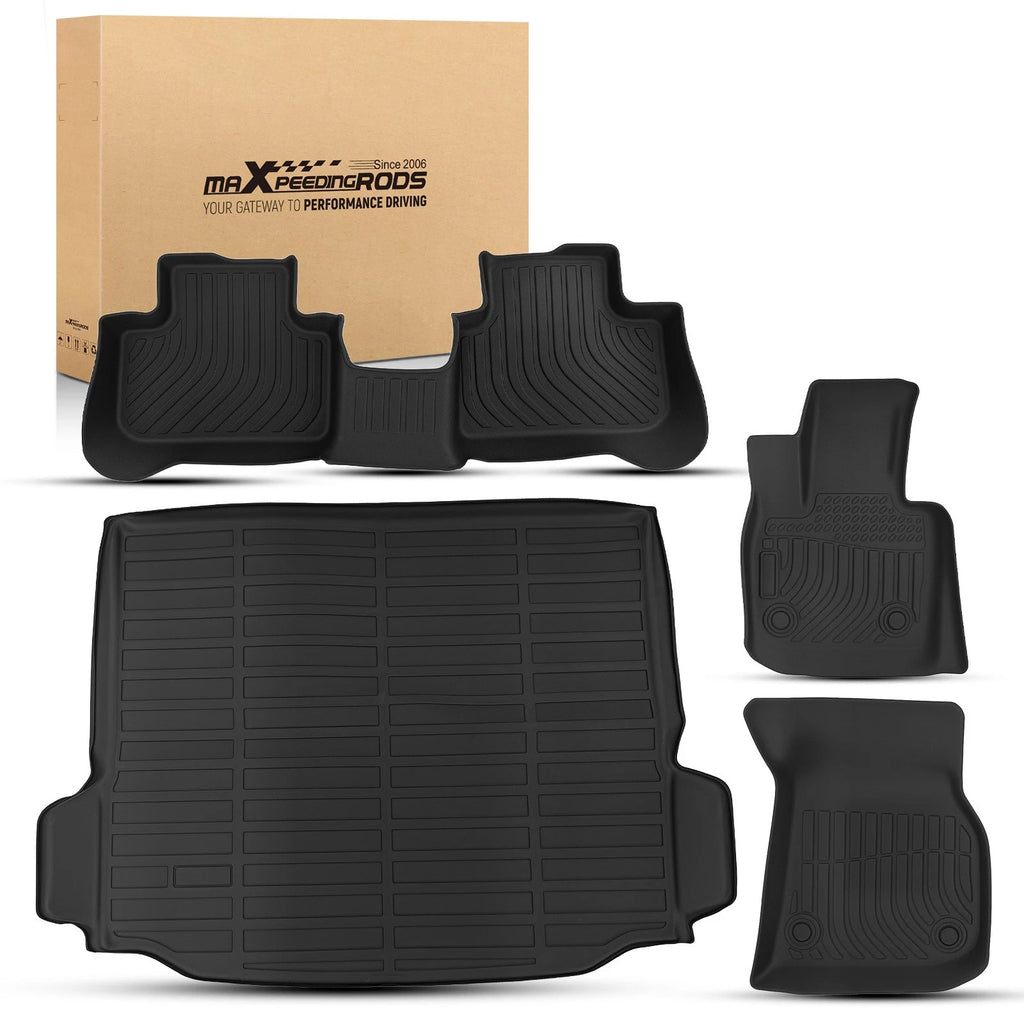 All-Weather Carpet Floor Mat Liner for BMW X3 (2019–2024) Black TPE