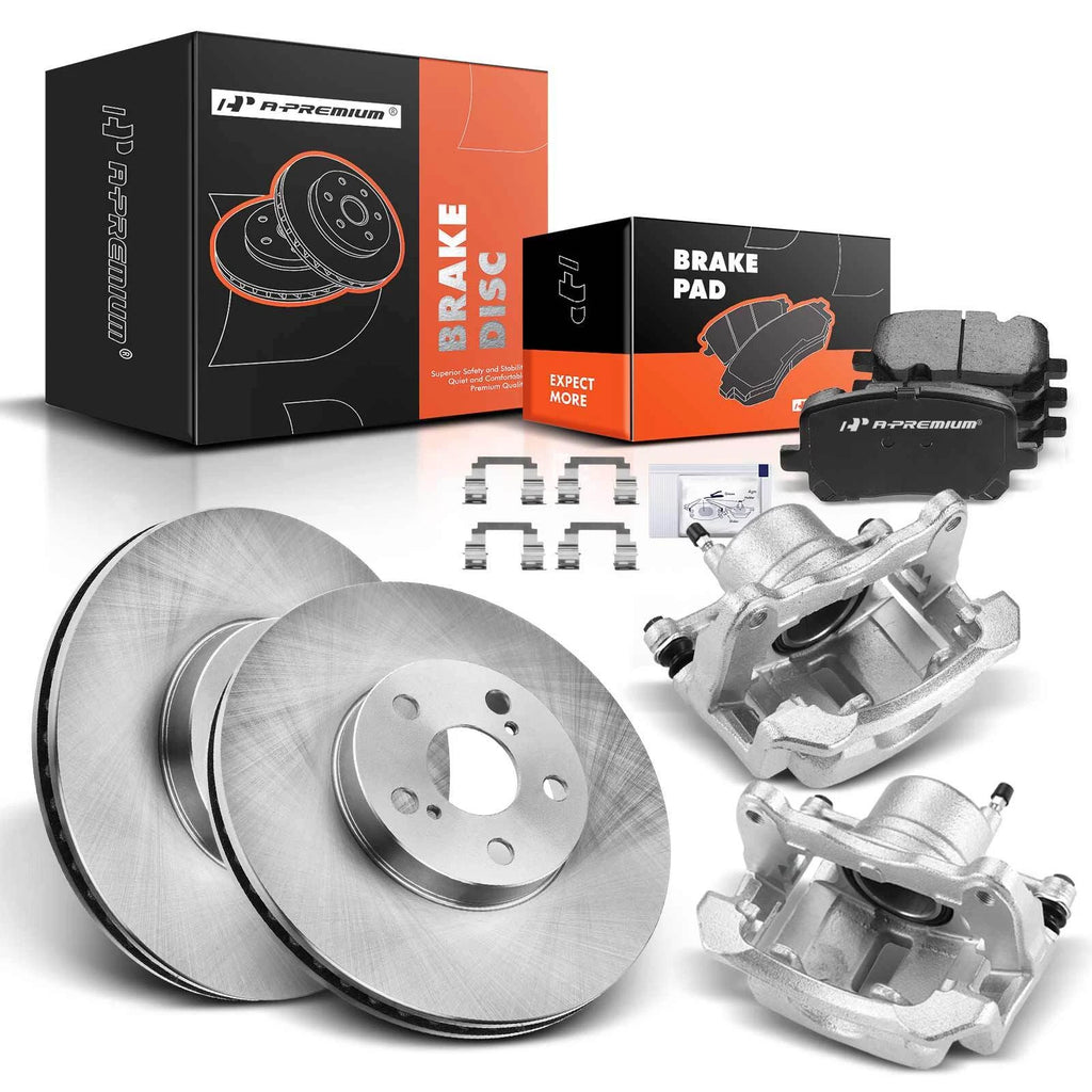 Front Brake Rotor & Brake Pad for Toyota Corolla Matrix (2008–2010)
