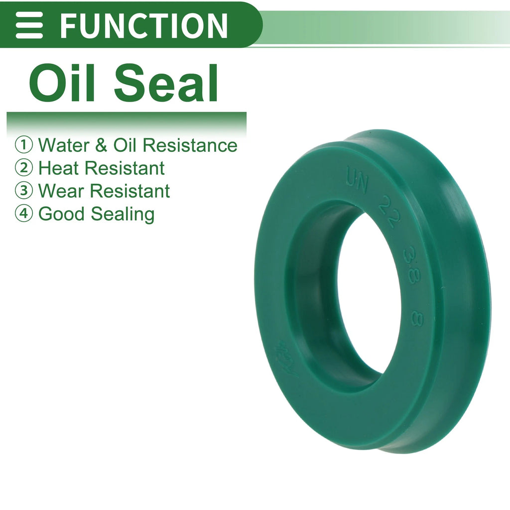Set of 5 Oil Seal Rotary Shaft Seal 22x38x8mm High Pressure for Various Models