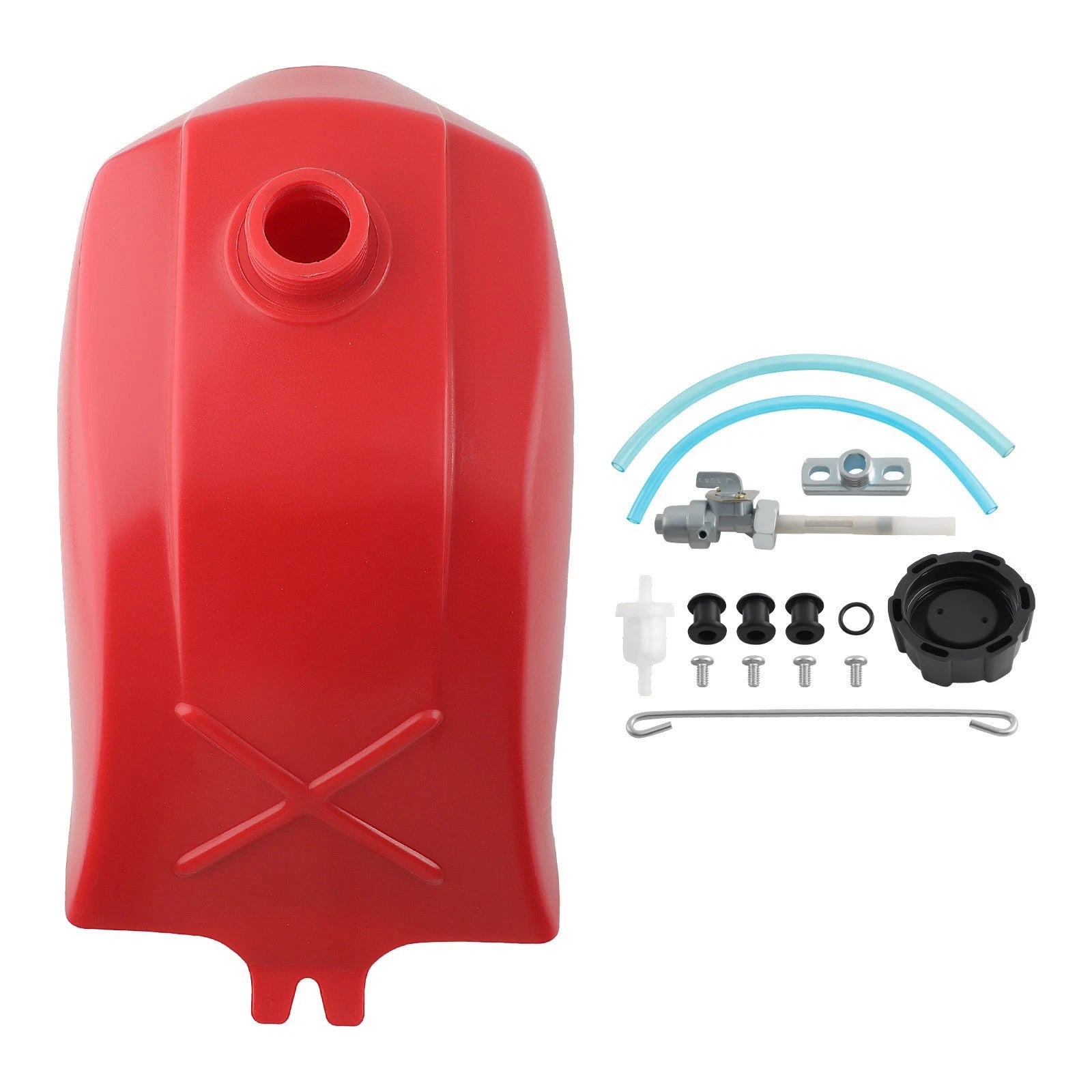 Fuel Tank Gas Cap Petcock Kit for Honda ATC250ES Big Red 250 (1985–1987) FT49050