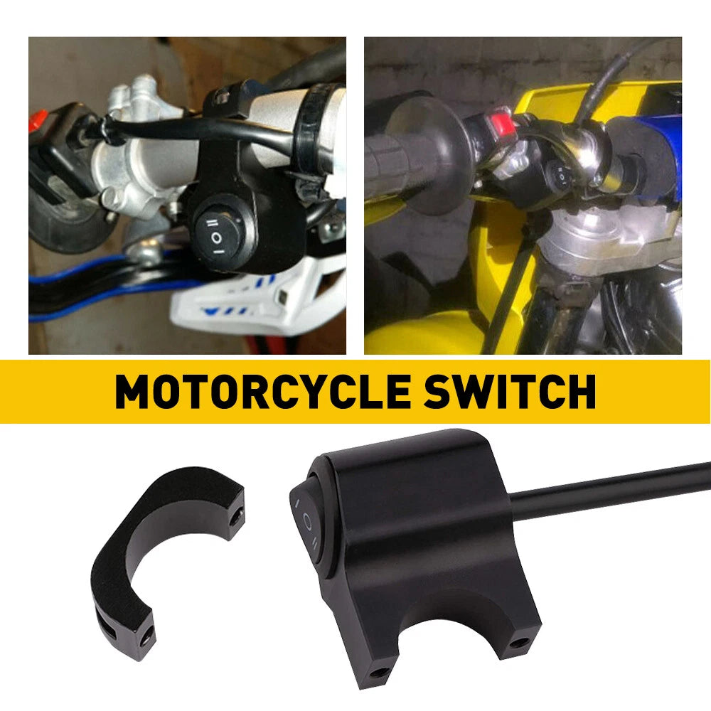 7/8" Handlebar Fog Light Switch for Motorcycle (12V)