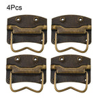 4X Vintage Pull Handle Knobs for Suitcase Toolbox Jewelry Box